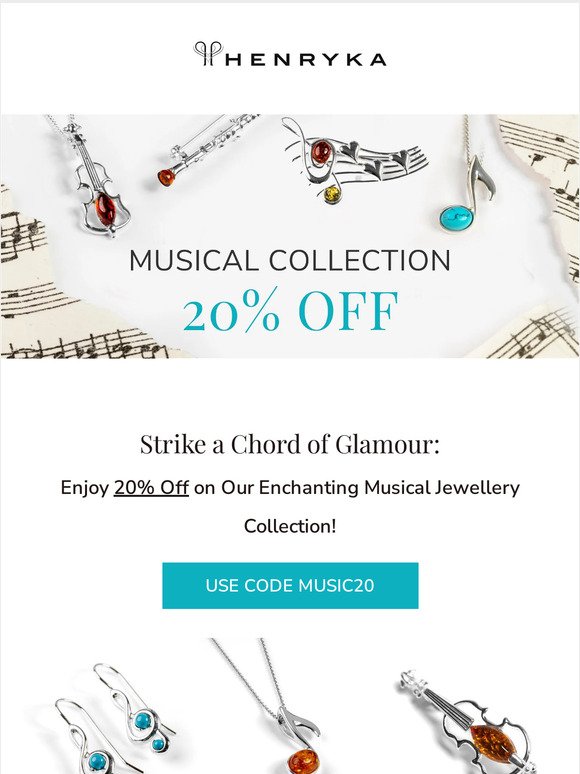 Musical Collection: 20% OFF THIS WEEKEND 🎶