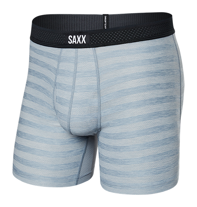 SAXX Temp™ Cooling Hydro Liner Stretch Boxer Briefs - Men's Boxers in Black