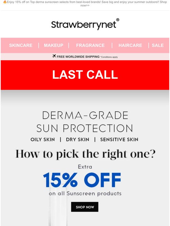 LAST CALL ✨ Can't-miss Discounts on Derma Sunscreen ✨📢