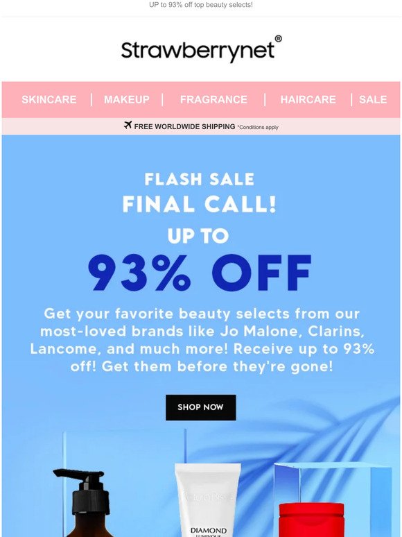 Final Call ⚡️Flash Sale