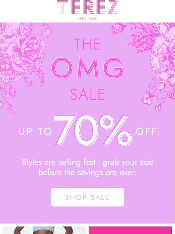 70% Off! Best of OMG Sale