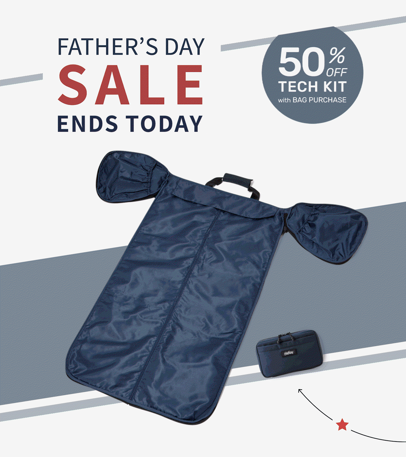 Father's Day Sale Ends Today - 50% off Tech Kit with Bag Purchase