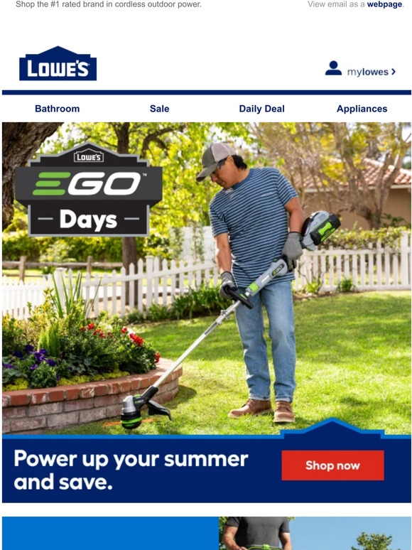 Lowes Email Newsletters Shop Sales, Discounts, and Coupon Codes