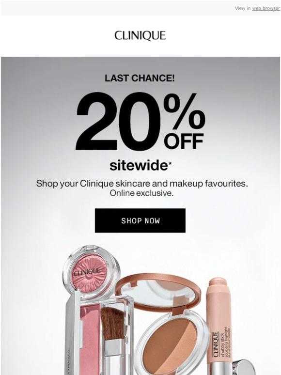 Clinique Australia Email Newsletters Shop Sales, Discounts, and Coupon