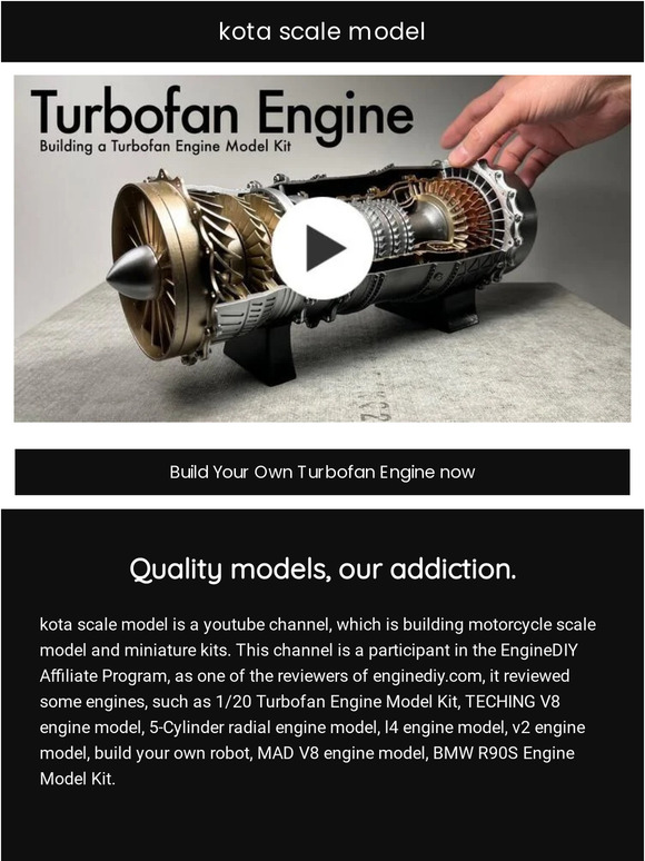 Enginediy Kota Scale Model from EngineDIY Milled