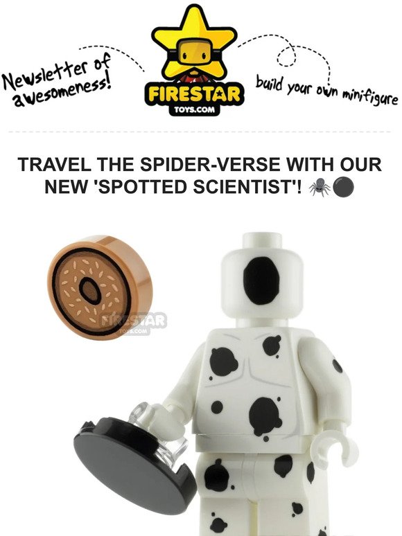 Travel the Spider-Verse with our NEW 'SPOTTED SCIENTIST'! 🕷️⚫