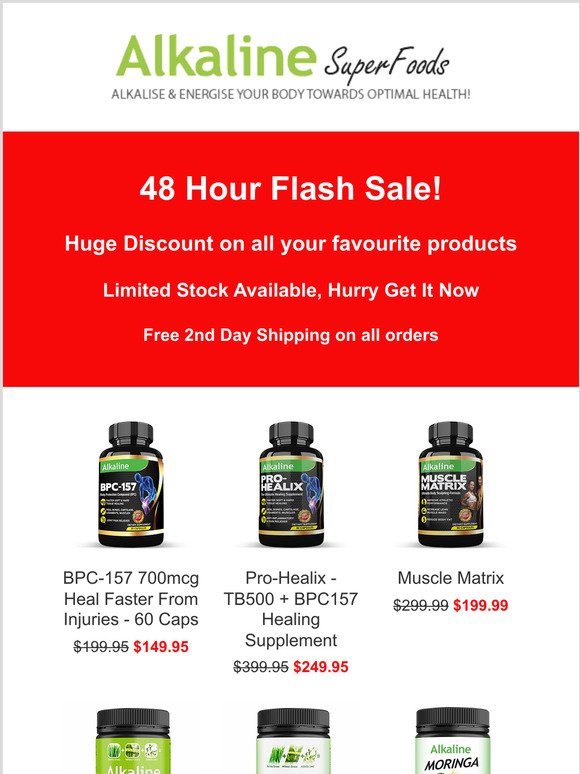 48 Hour Flash Sale!