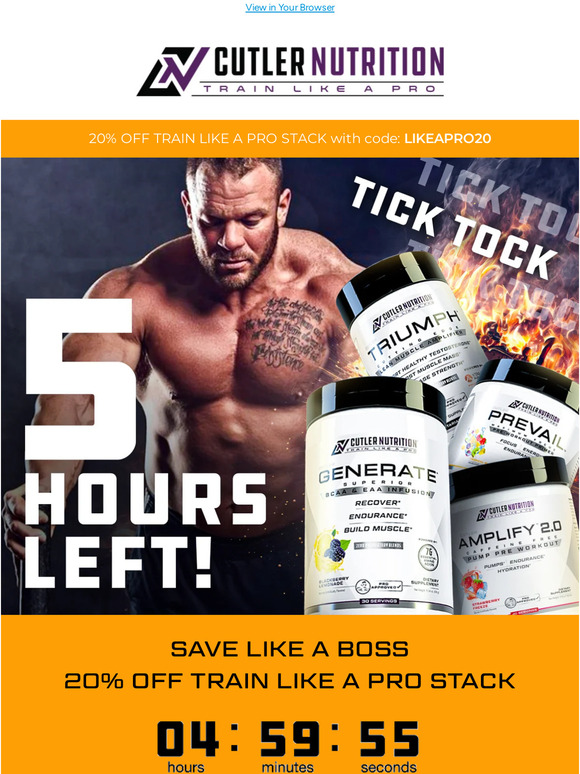 GENERATE  Jay Cutler BCAA Amino Acid Supplement with EAA's