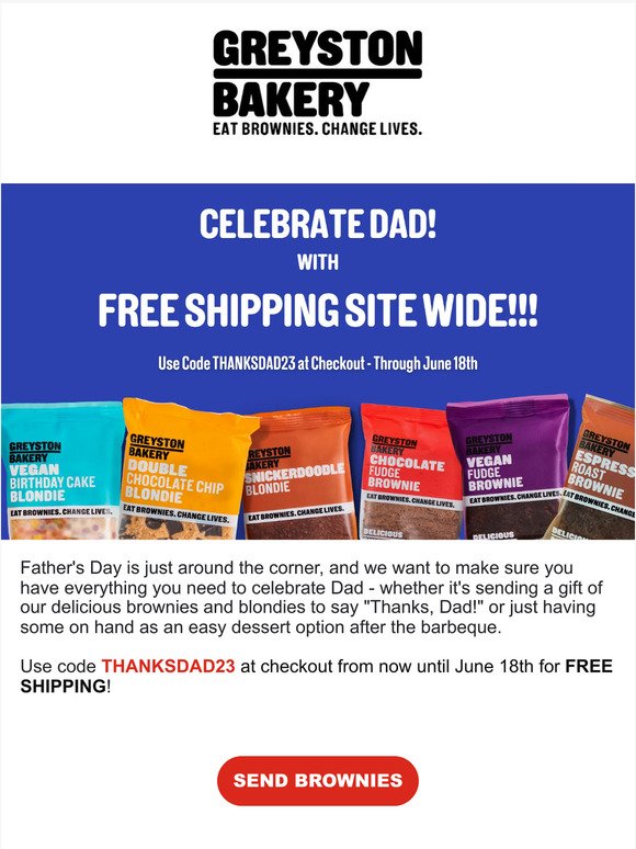 Celebrate Dad - Free Shipping Site Wide!
