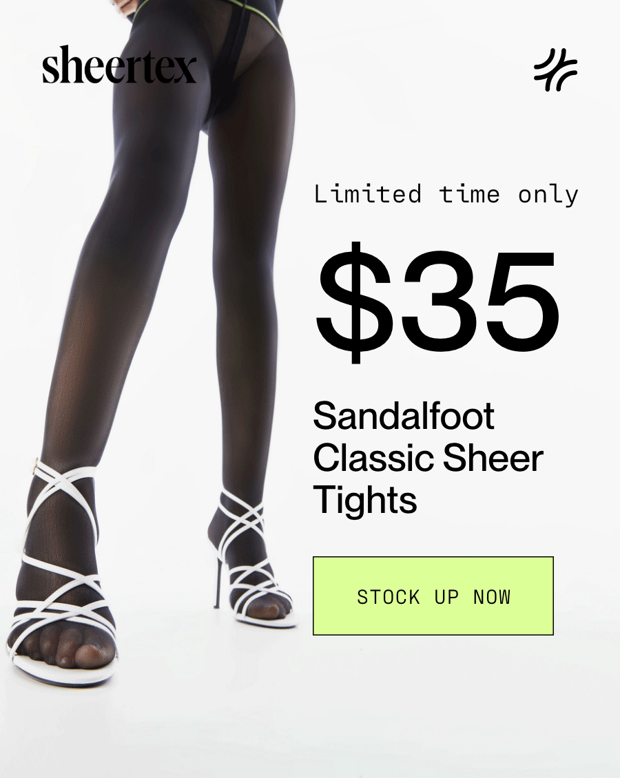 Sheertex UK: $35 Sandalfoot Classic Sheers