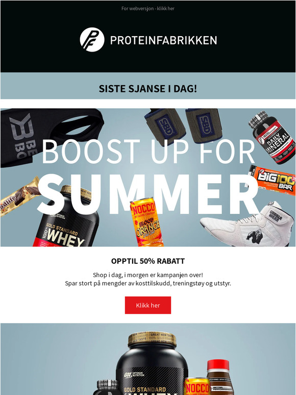 Siste sjanse på vår store kampanje!
