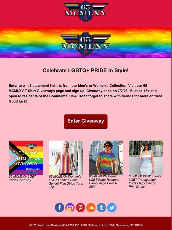 LGBT Giveaway Is Open!