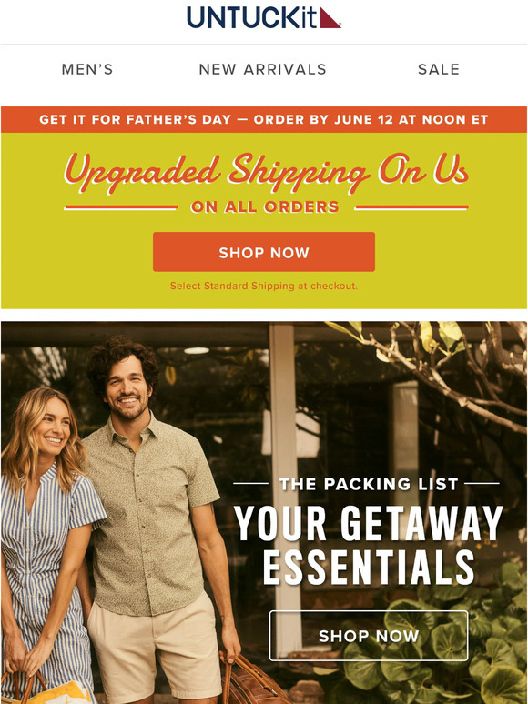 UNTUCKit Get Ready For Your Next Getaway ️ Milled