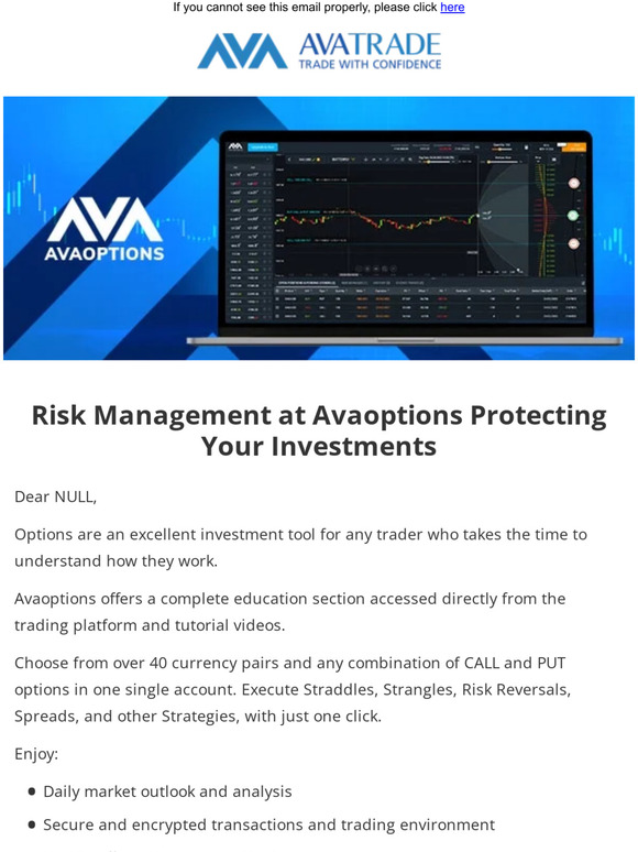 AVA Trade Online Broker The Role of Implied Volatility in options