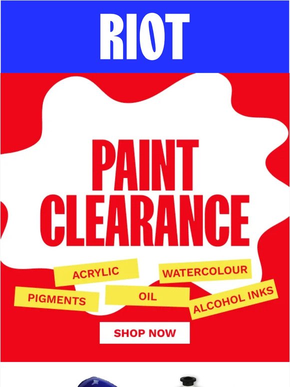 🎨 Paint Clearance On Now