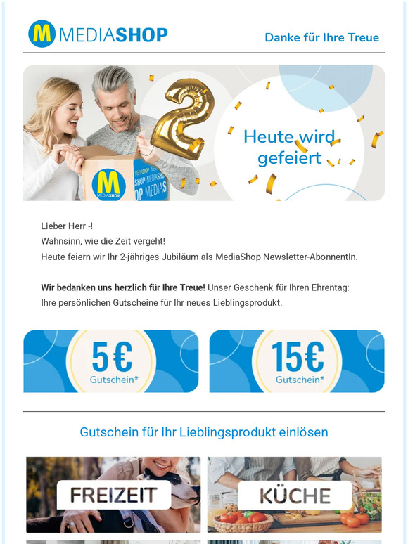 Danke für Ihre Treue