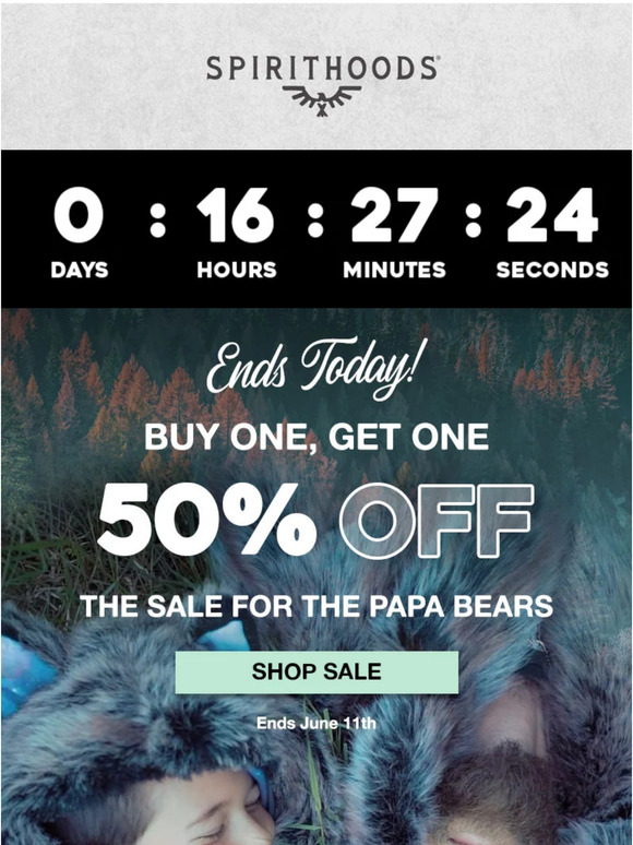 Ends TODAY: Father's Day Flash Sale