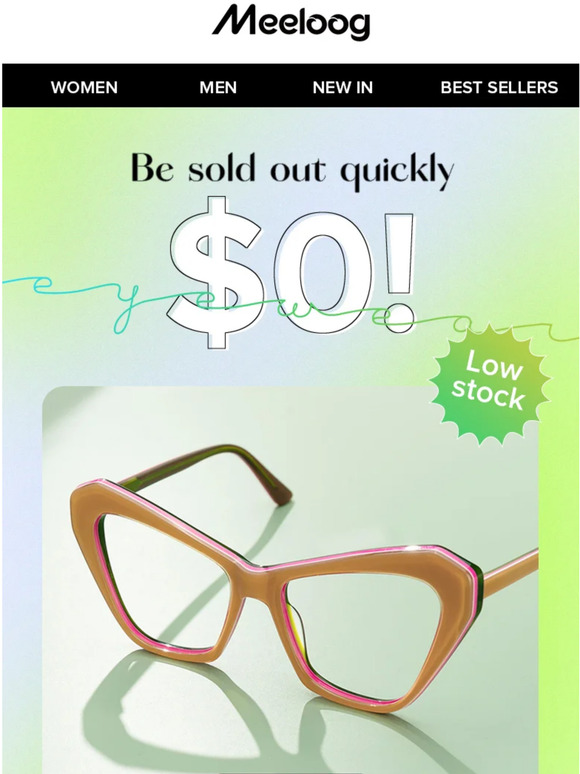 Surprise $0 frames! No hesitation!🎯