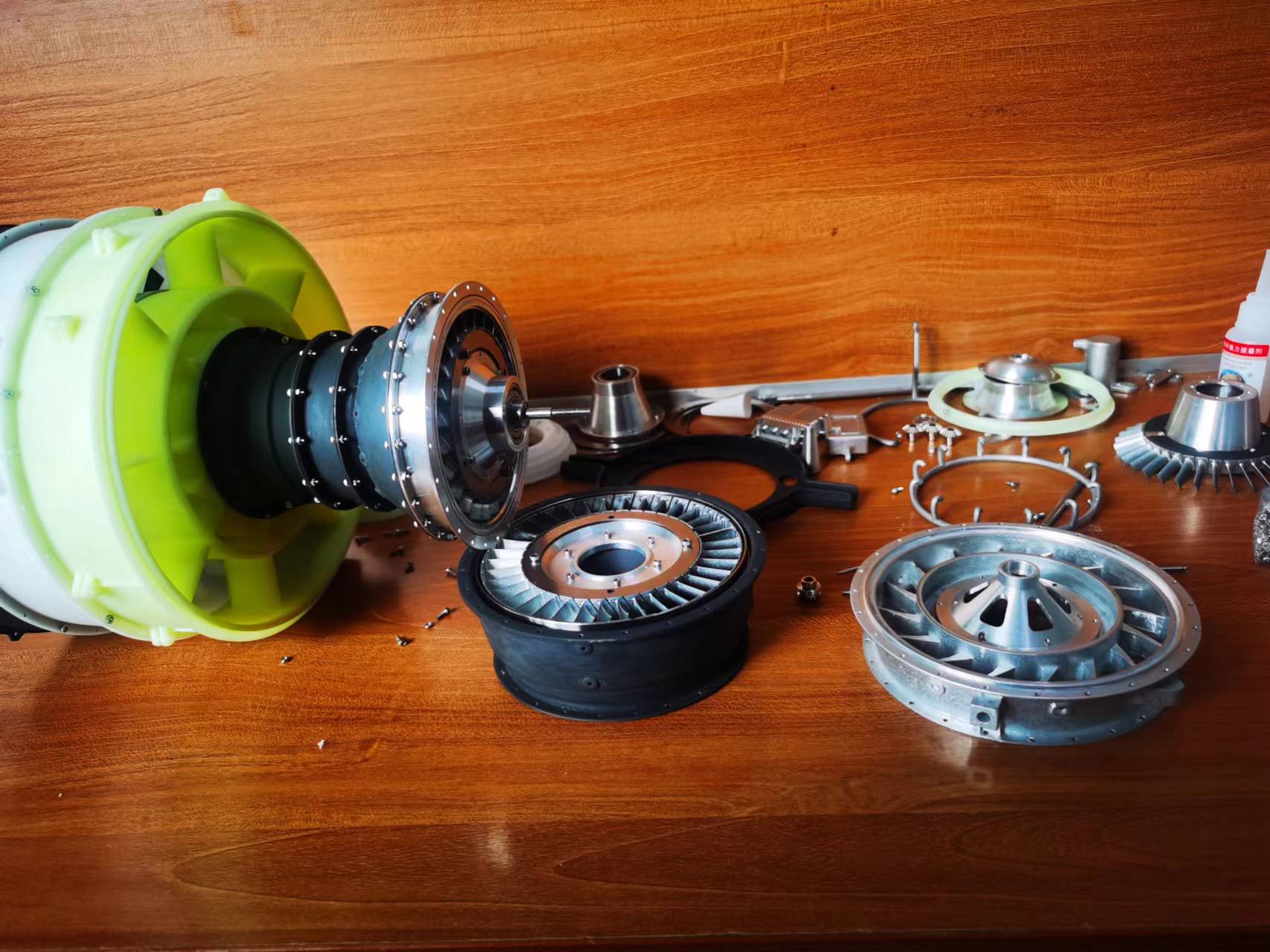 Enginediy Another new turbofan engine Milled