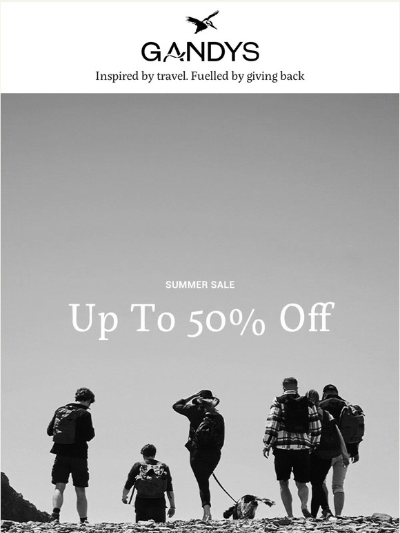 50% Off Summer Sale 🌞