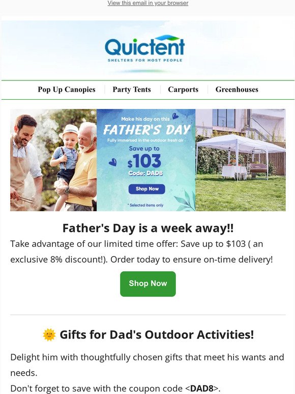 Save up to $103 on Father's Day Sale👨‍🦰