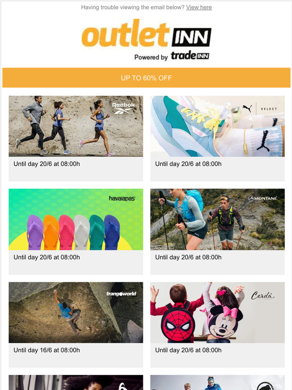 MONTANE, HAVAIANAS, PUMA SELECT, REEBOK