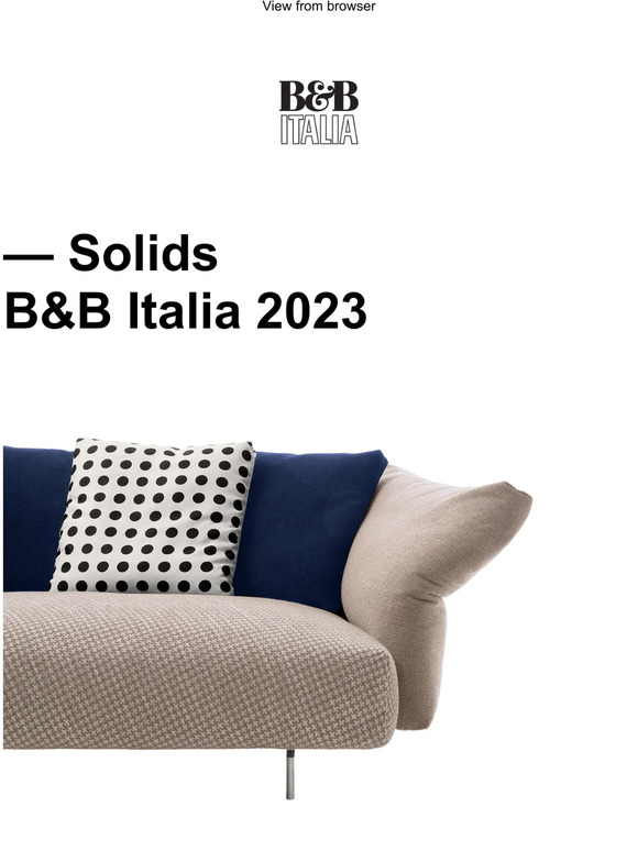 B&B Italia: Discover The 2023 B&B Italia New Collection | Milled