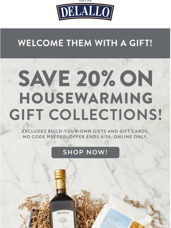 20% Off Housewarming Gifts  🏠