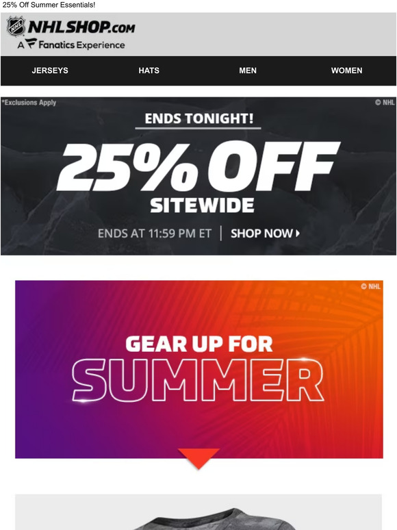 NHL Shop Coupons, NHL Deals, Discounts