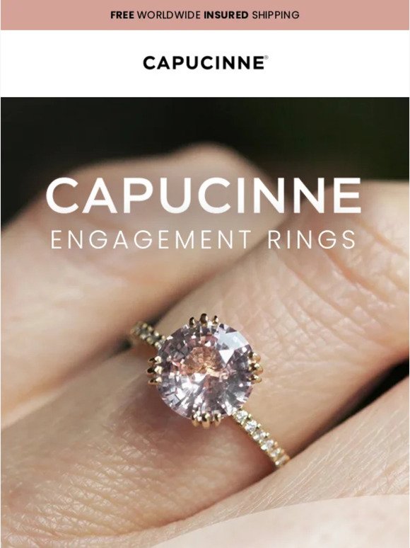Find your Perfect Engagement Ring at Capucinne