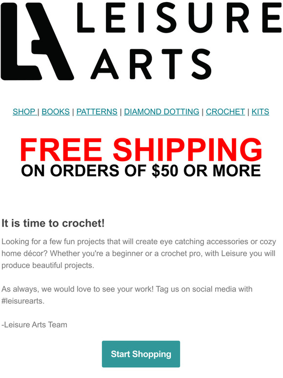 Learn to Crochet with Digital Books from Leisure Arts