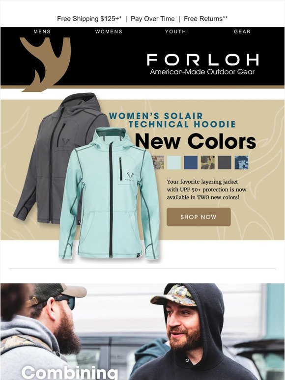 New Colors Women's SolAir Hoodie   |  Gear Up Dad