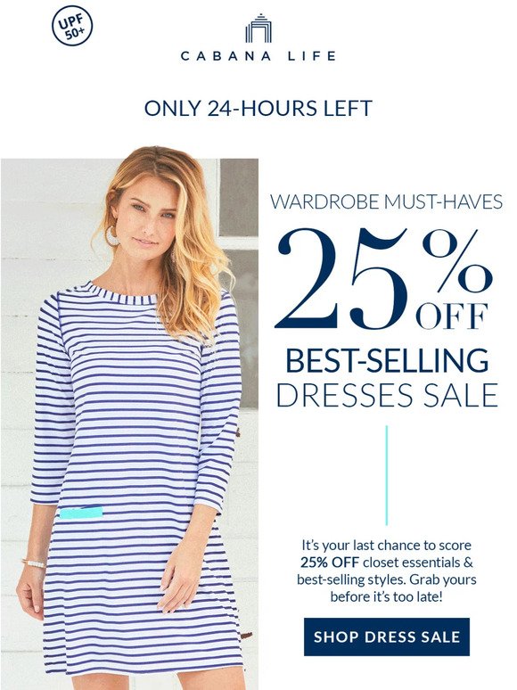⏰ Final hours to save! 25% Off Best-Selling Dresses