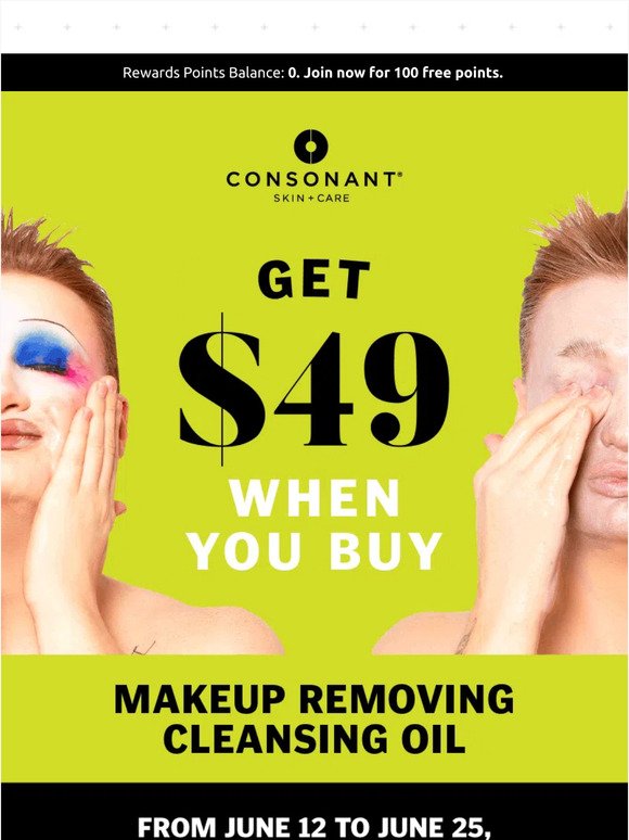 Get a $49 Gift Card When You Buy Makeup Removing Cleansing Oil 💸