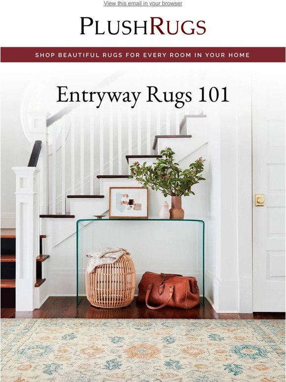 Your guide to entryway rugs