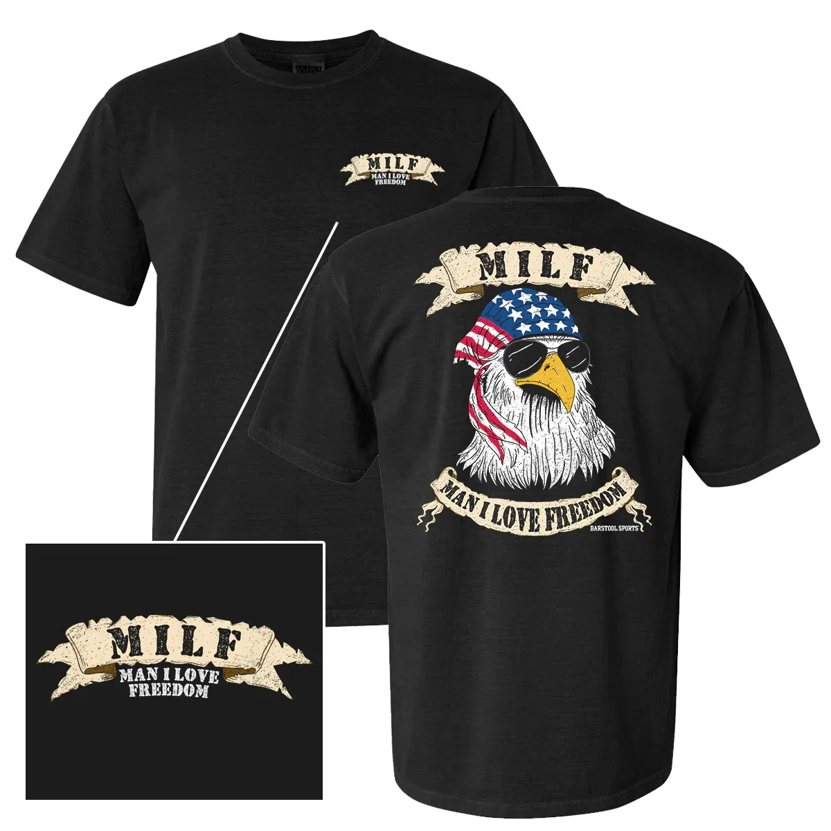 Image of Man, I Love Freedom Eagle Tee