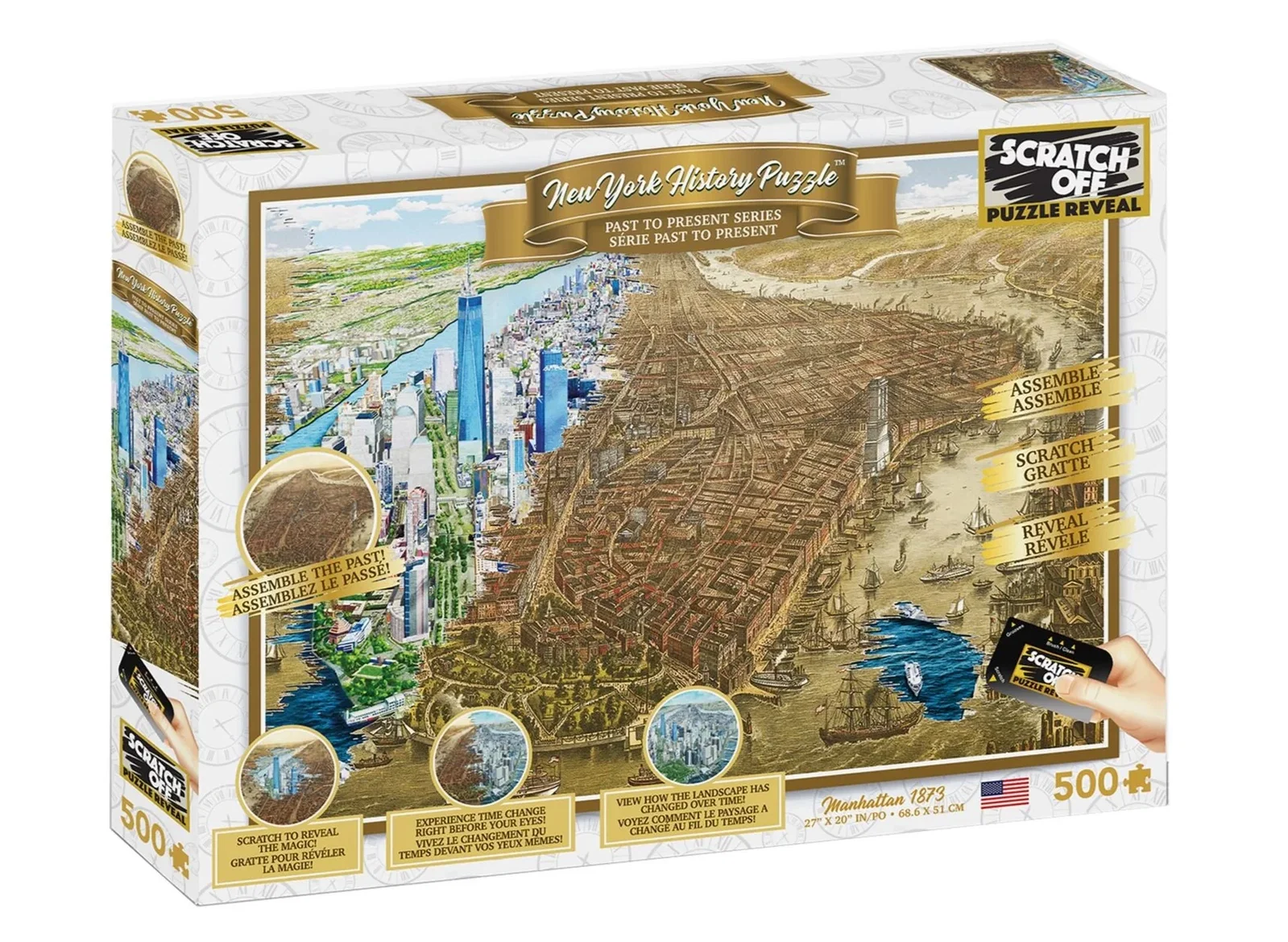 Image of New York Scratch Off 500 Piece Jigsaw Puzzle