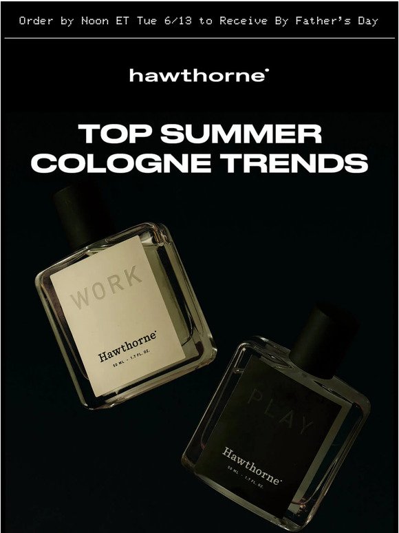 Top summer cologne trends are in ✔️