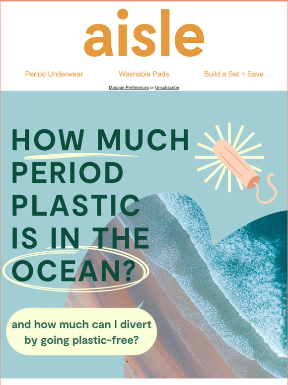 How much period plastic is in the ocean?
