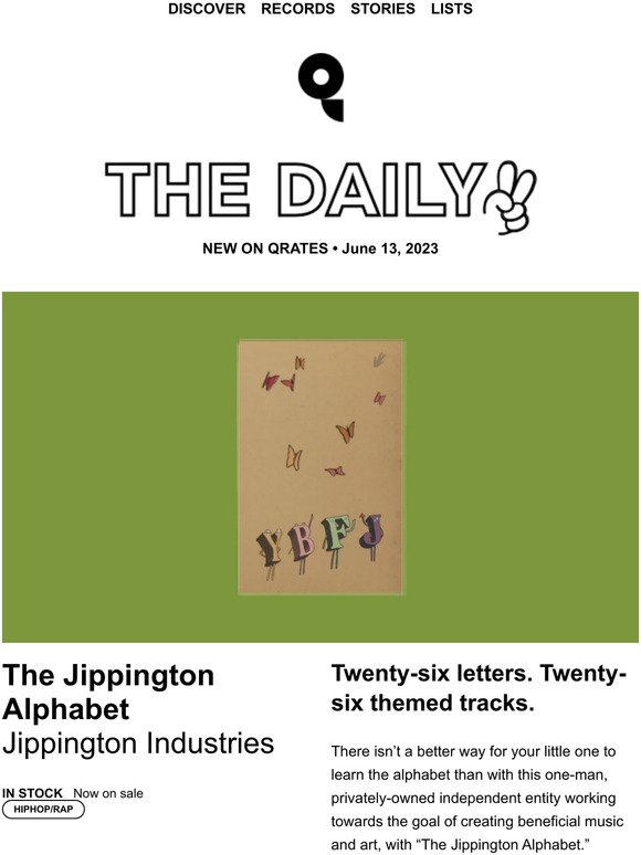 Qrates Daily: Jippington Industries, "The Jippington Alphabet"