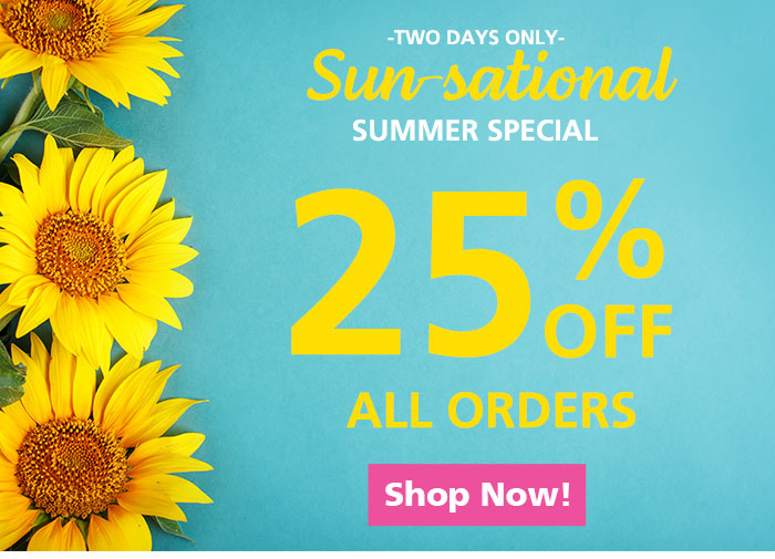 Current Catalog 25 Off Our Entire Site A SUNsational Summer Special