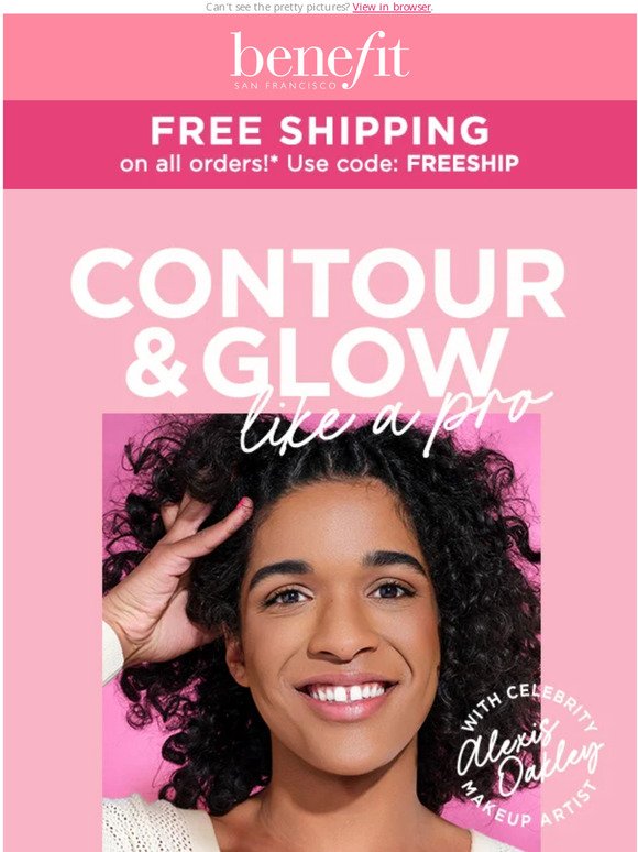 Benefit Cosmetics: Celebrate fall with free shipping on all orders!