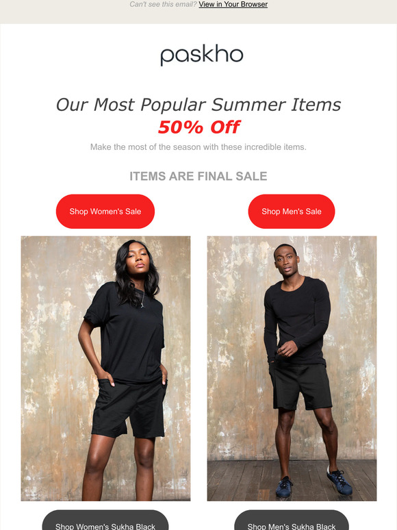 Save 50% on Perfect Items for Summer