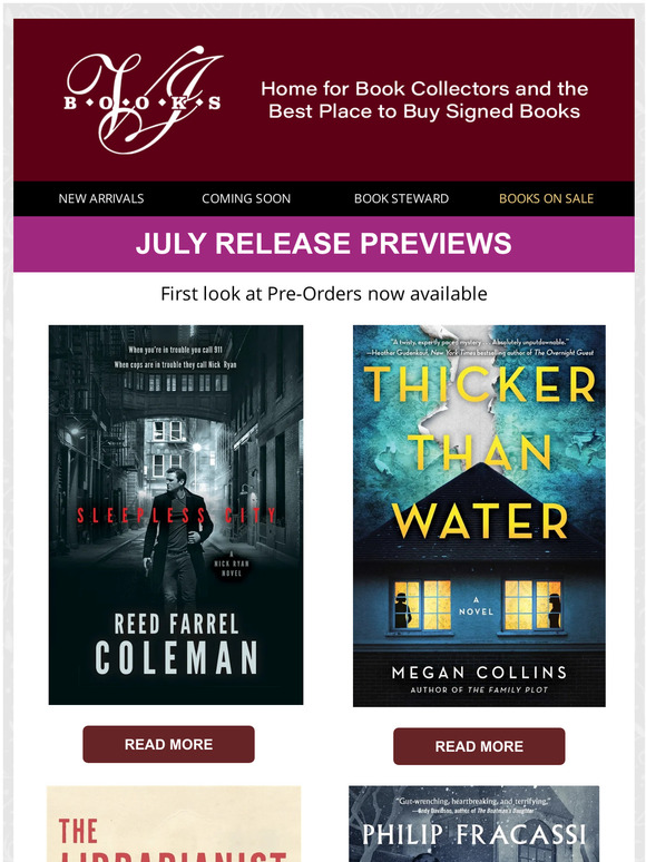 Pre-Orders Now Available: Kate Mosse, Simon Toyne, Coleman & More