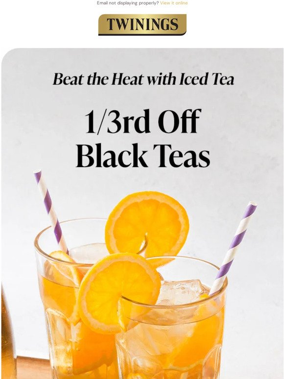 Beat the Heat with Iced Tea