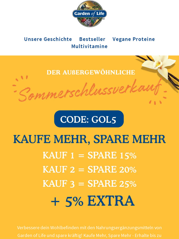 KAUFE MEHR, SPARE MEHR 🔥