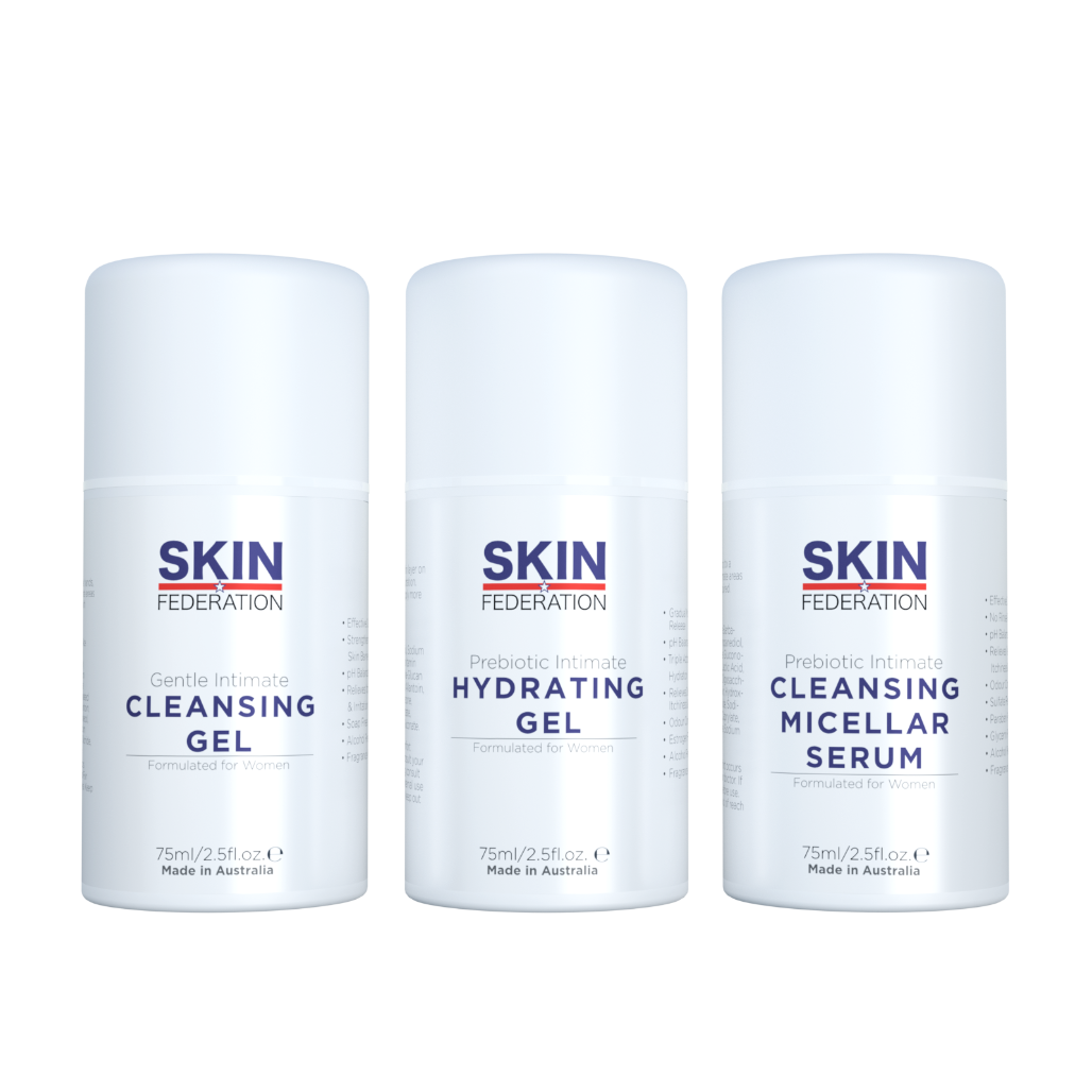 Daily Intimate Care Routine (Hydrating Gel, Micellar Serum and Cleansing Gel)