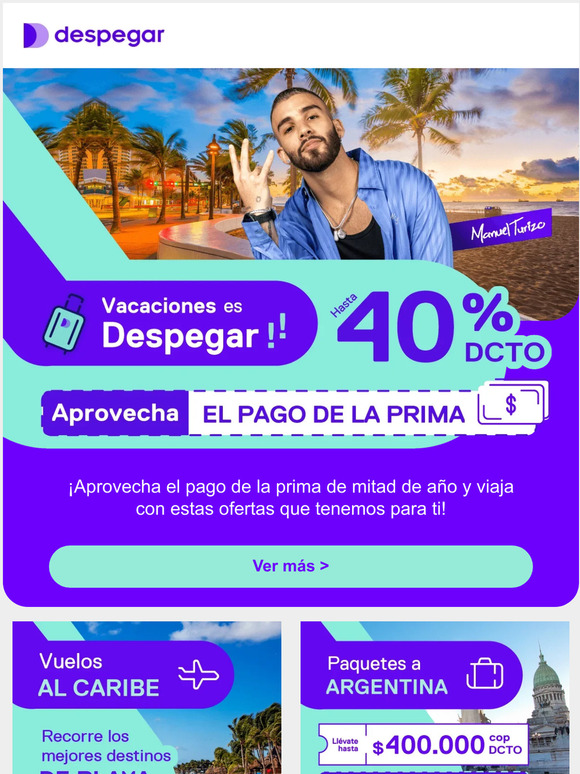 ¡Vacaciones es Despegar! 😎🌴