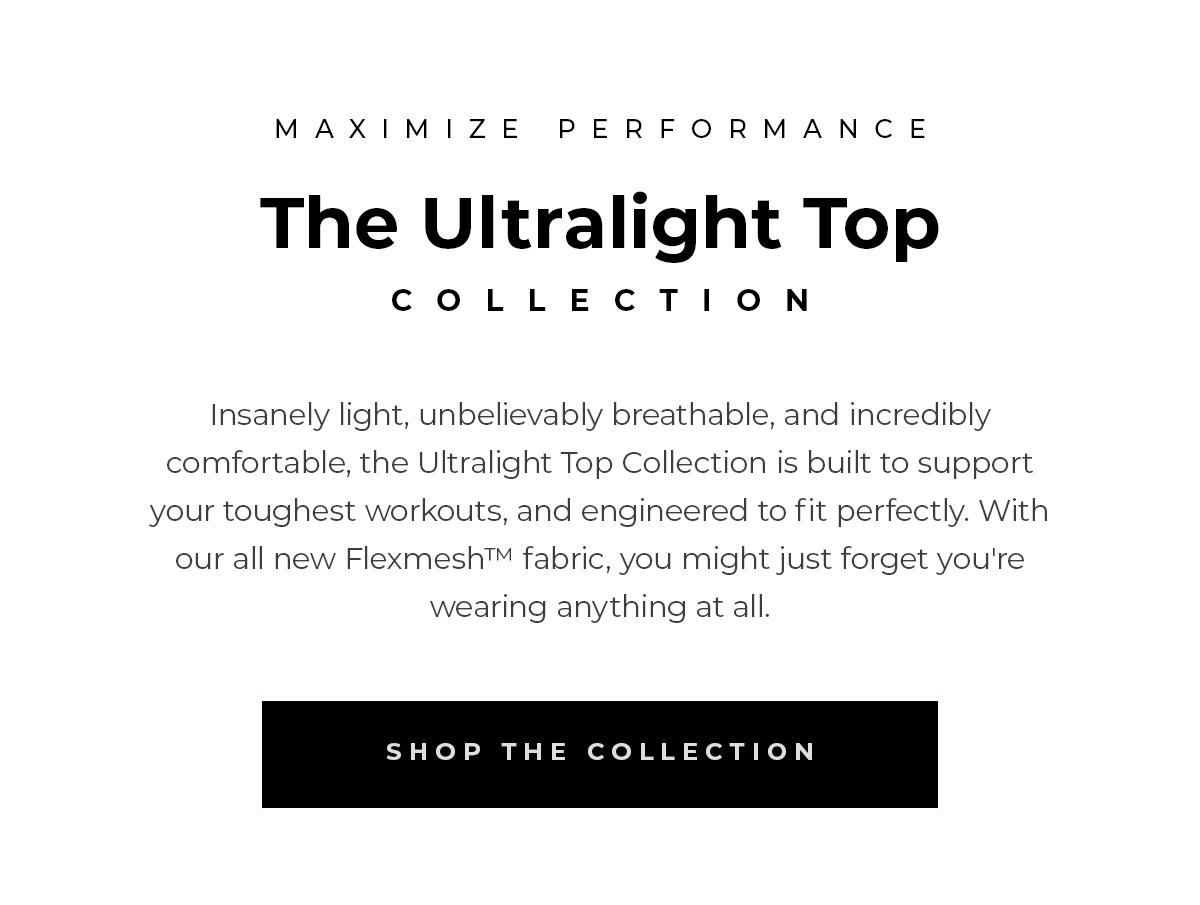 Barbell Apparel GET SUMMER READY The Ultralight Top Collection Milled