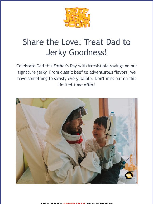 Give Dad the best this Father's Day from BeefJerky.Com!